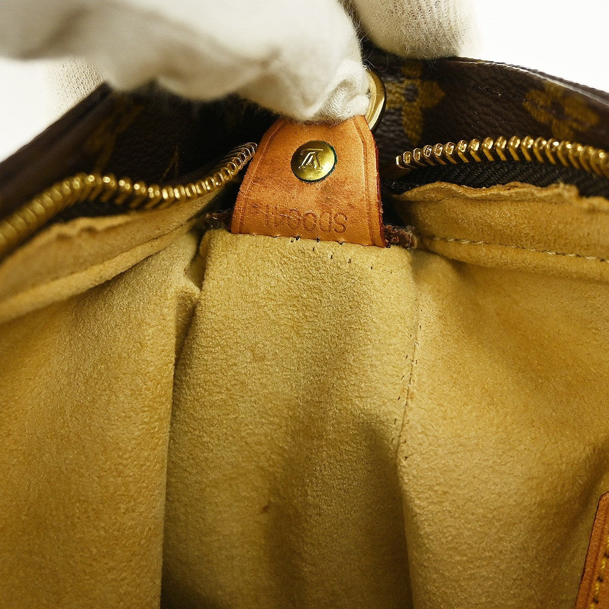Louis Vuitton Looping Handbag Monogram Canvas, BROWN, CANVAS, Handbag