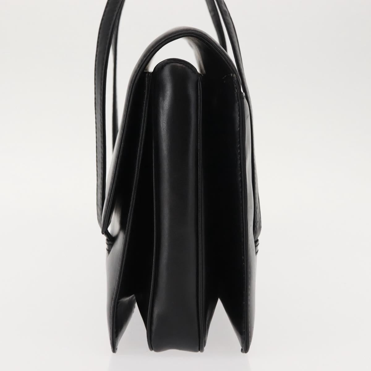 Loewe Anagram handbag Leather, BLACK, LEATHER, Handbag