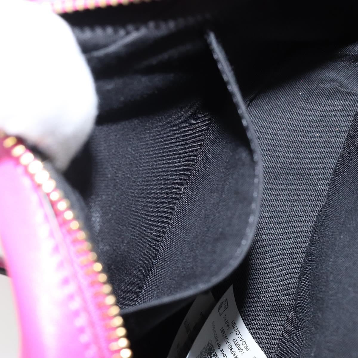 Versace Medusa Icon Front Slip Pocket Camera Bag Quilted Leather, PINK, LEATHER, Shoulder bag