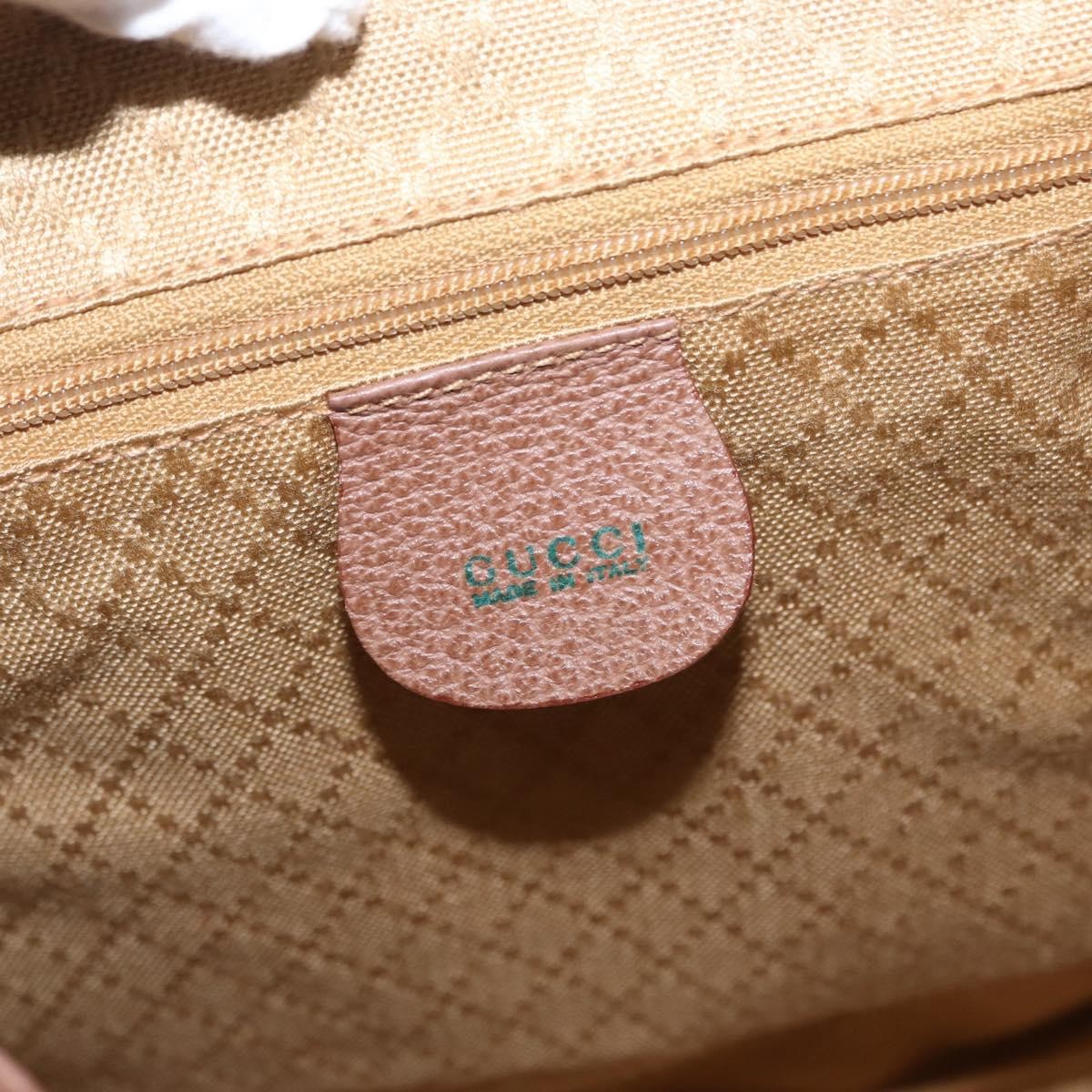 Gucci Vintage Bamboo Backpack Suede, BROWN, SUEDE, Backpack