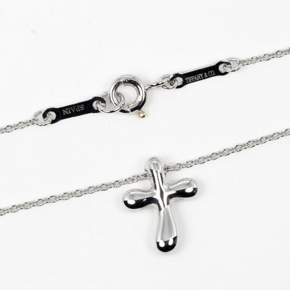 Tiffany & Co. Cross Pendant Silver, SILVER, PLATINUM, Necklace