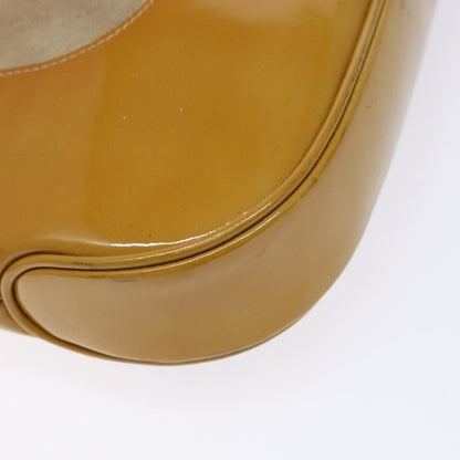 Gucci Jackie Bag Patent Leather, BEIGE, SUEDE, Shoulder bag