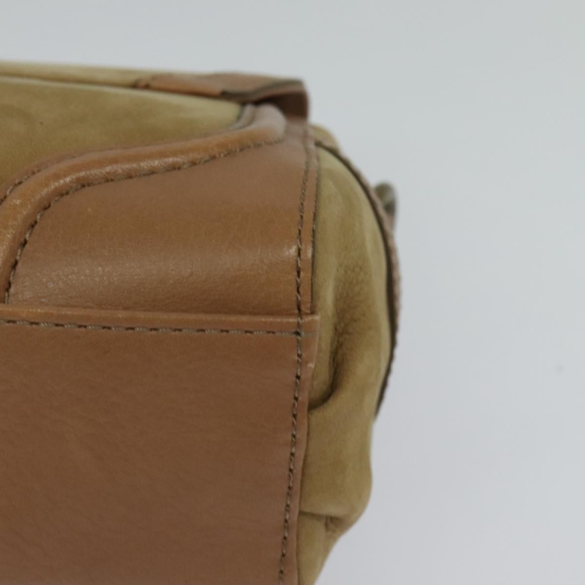 Burberry Blue Label Handbag Suede, BEIGE, SUEDE, Handbag