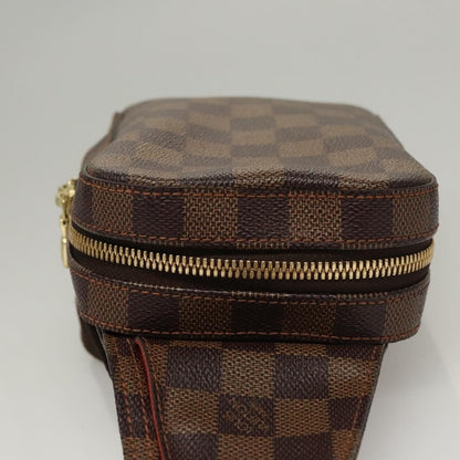 Louis Vuitton Geronimos Waist Bag Damier, BROWN, CANVAS, Shoulder bag