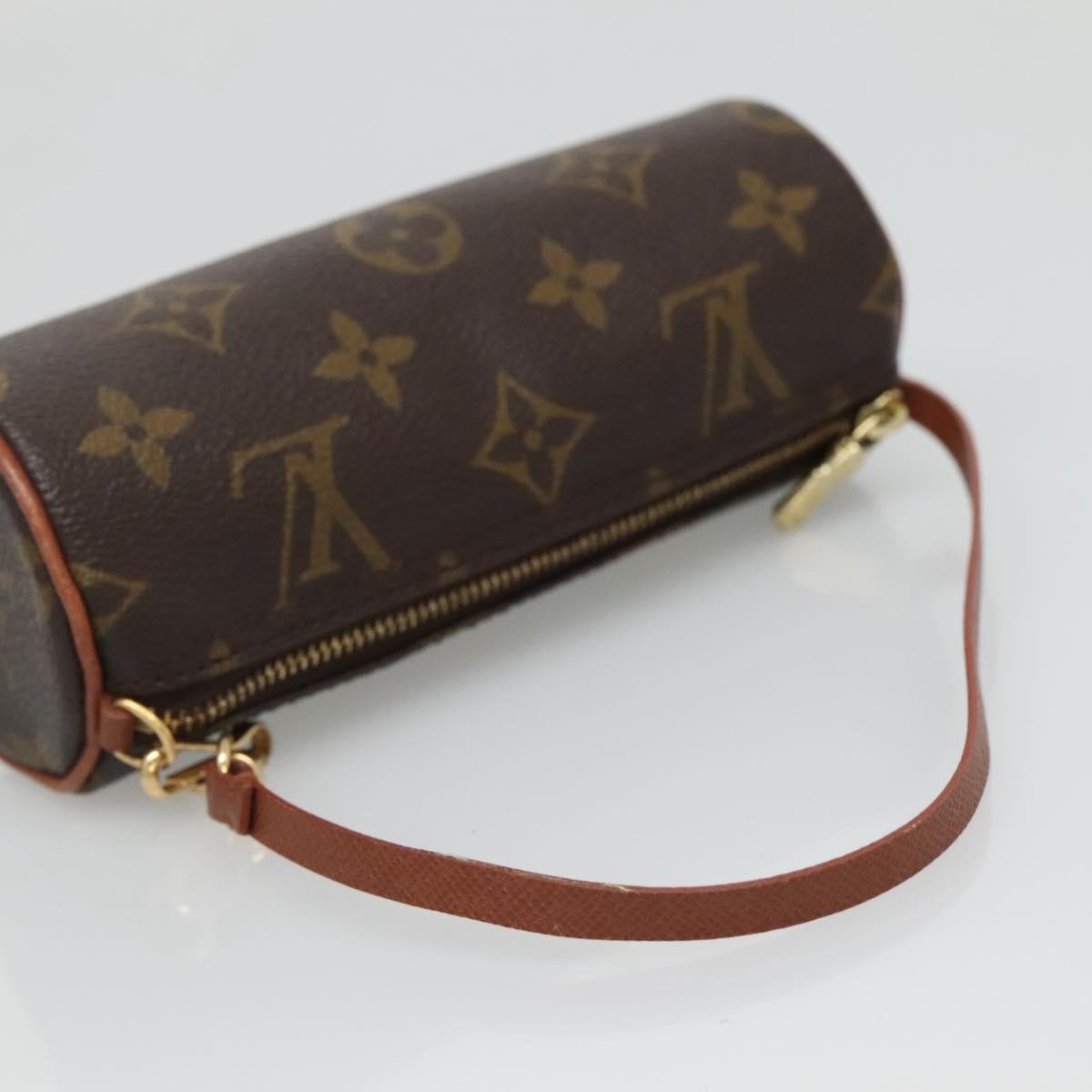 Louis Vuitton Papillon Pochette Monogram Canvas, BROWN, CANVAS, Handbag