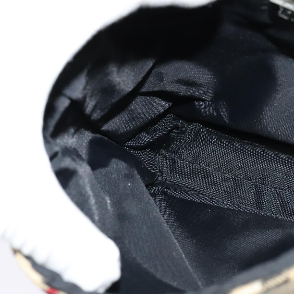 Burberry Flap Shoulder Bag Nova Check Coated Canvas, BEIGE, WOOL, Shoulder bag