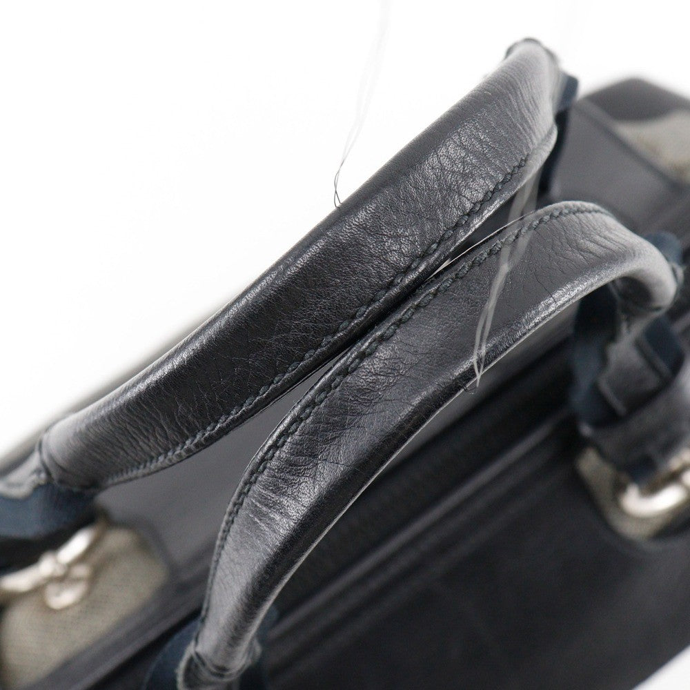 Bottega Veneta Vintage handbag Leather, GRAY, CANVAS, Handbag