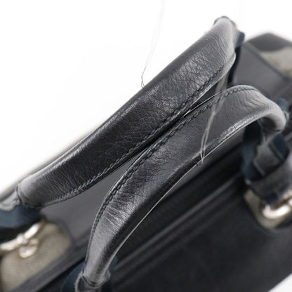 Bottega Veneta Vintage handbag Leather, GRAY, CANVAS, Handbag