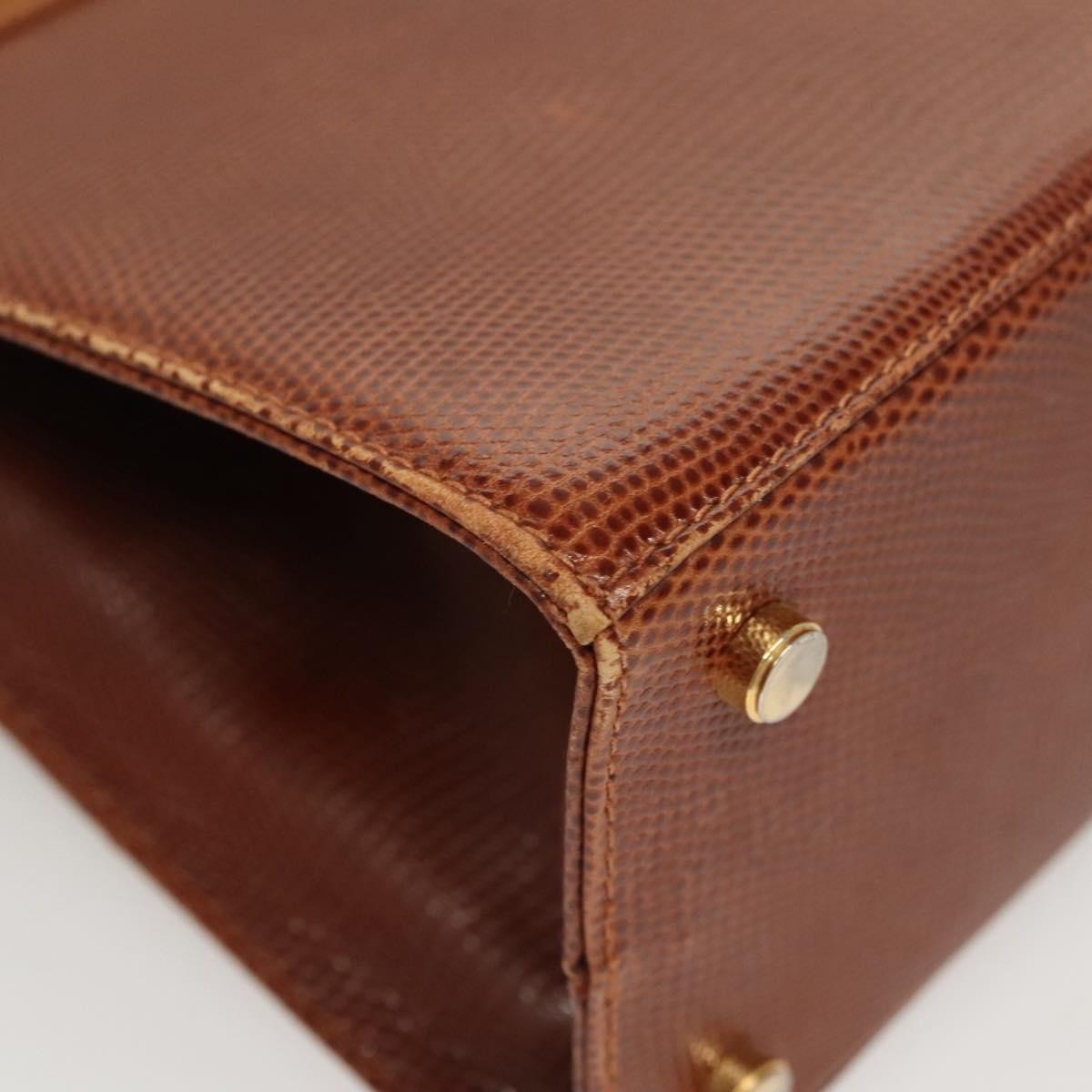 Salvatore Ferragamo Convertible Vara Bow Tote Leather, BROWN, LEATHER, Handbag