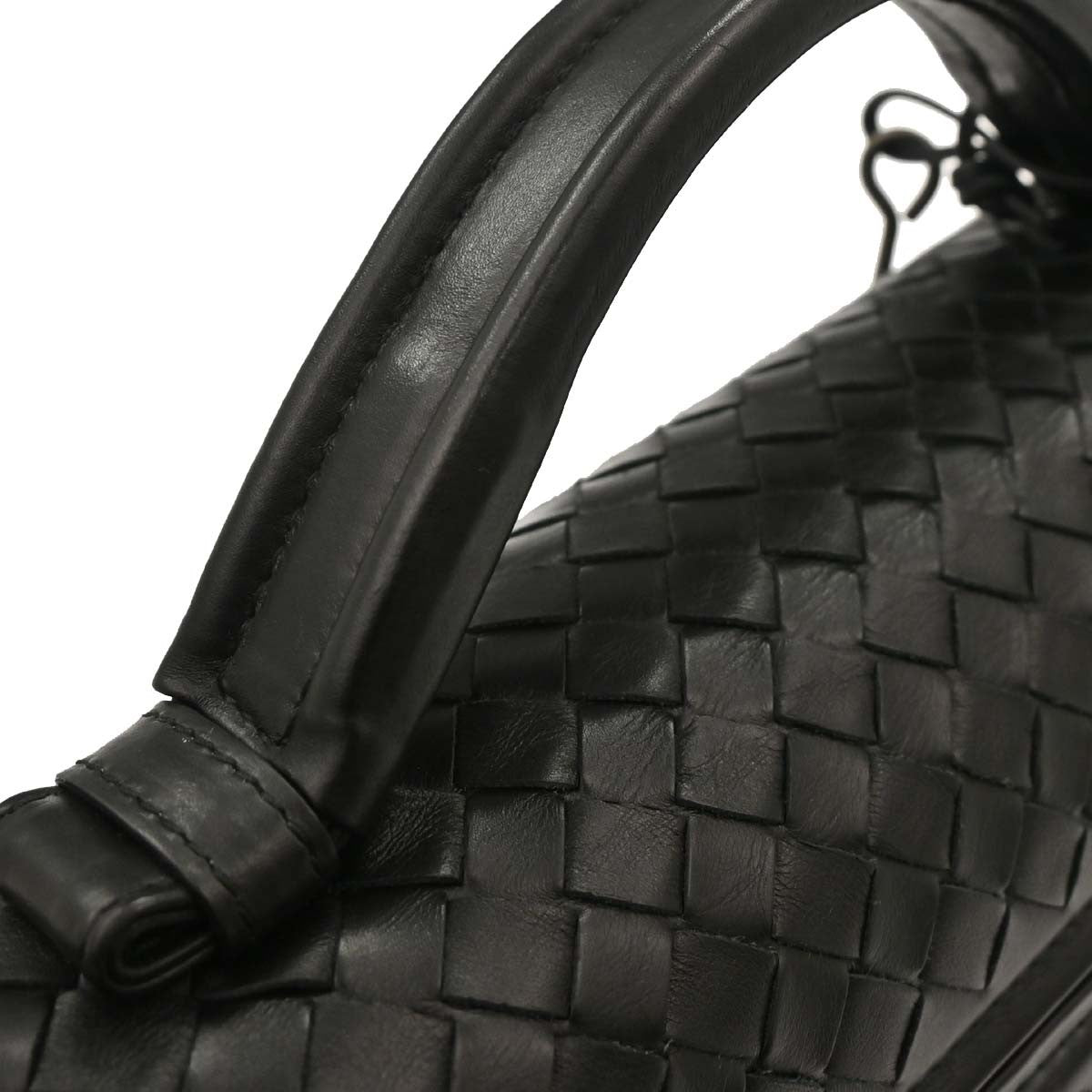 Bottega Veneta Intrecciato Briefcase Leather, BLACK, LEATHER, Briefcase