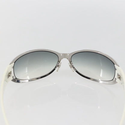 Chanel Logo CC Sunglasses Metal, WHITE, METAL, Sunglasse