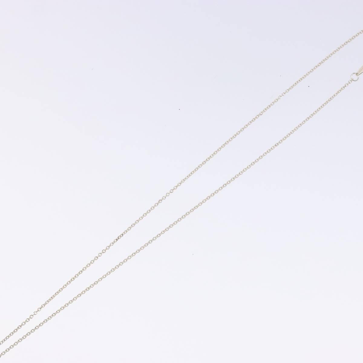 Tiffany & Co. Elsa Peretti Open Heart Pendant Necklace Sterling Silver, SILVER, SILVER, Necklace