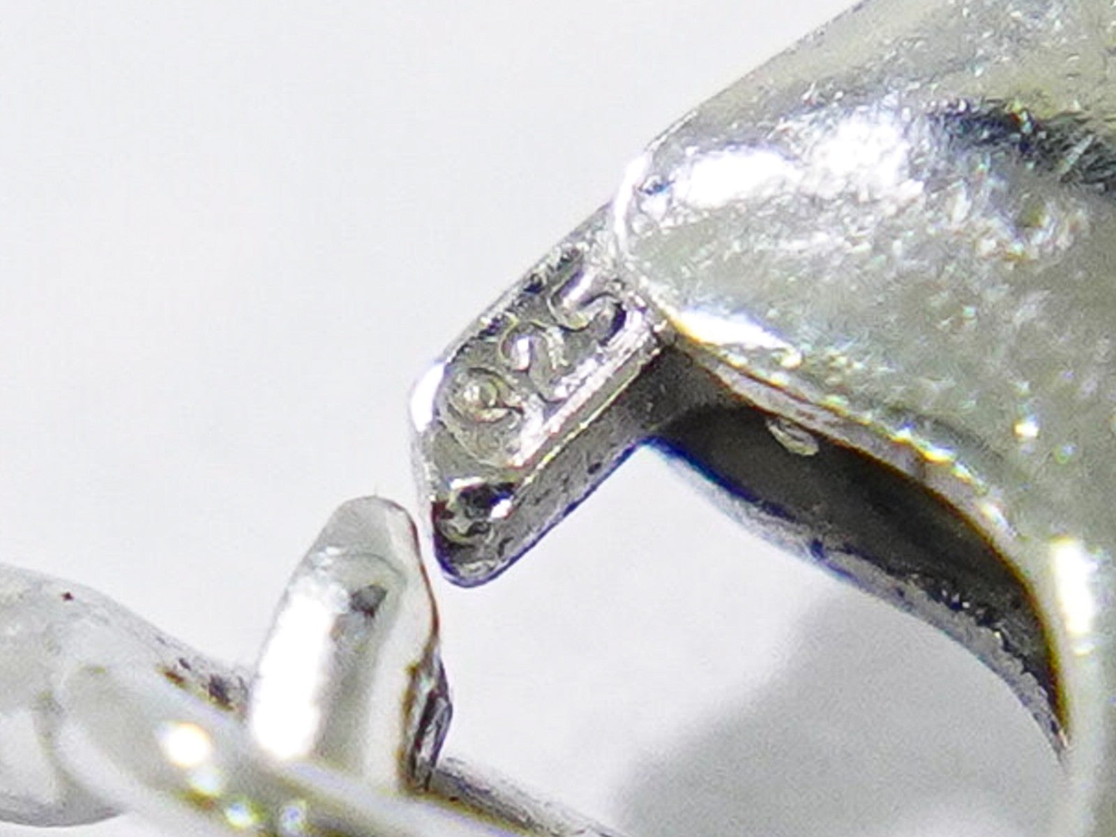 Hermes Cage d'H Pendant Necklace Metal, SILVER, METAL, Necklace