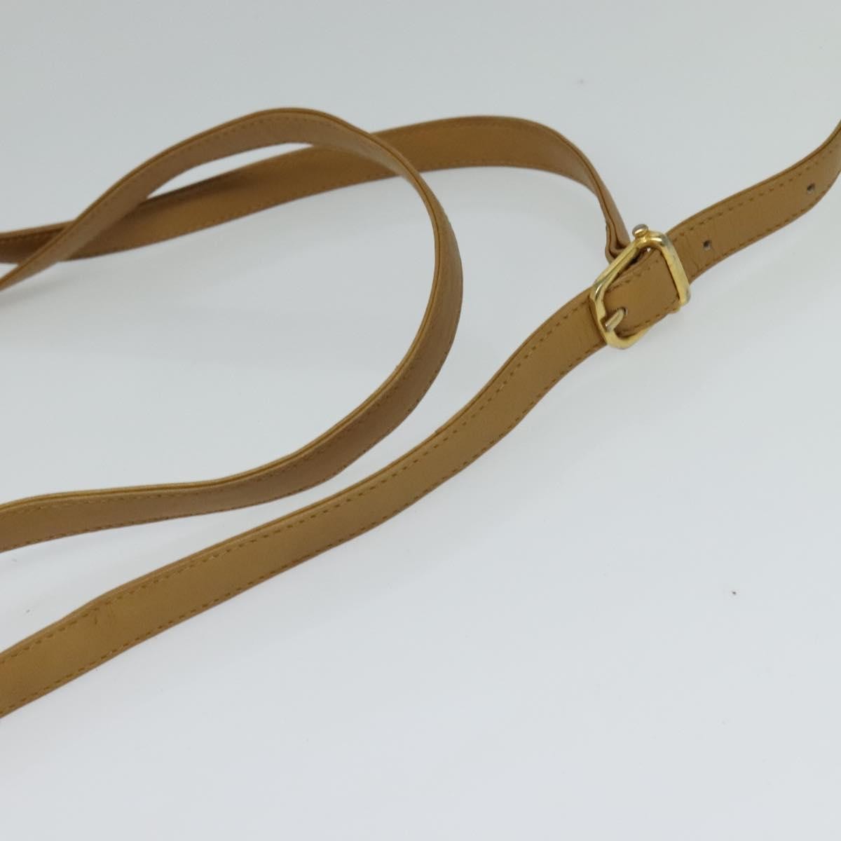 Celine Vintage Macadam Shoulder Bag Canvas, BEIGE, CANVAS, Shoulder bag