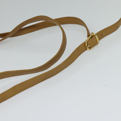 Celine Vintage Macadam Shoulder Bag Canvas, BEIGE, CANVAS, Shoulder bag