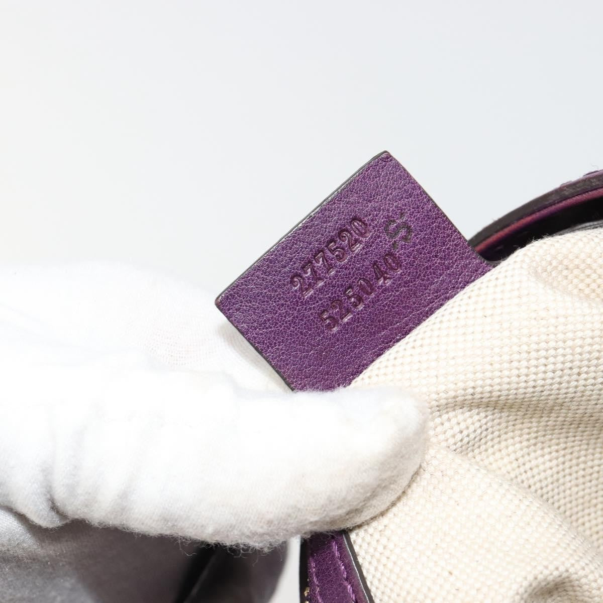 Gucci Jackie Original Shoulder Bag Leather, Purple, Leather, Handbag