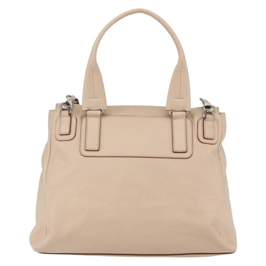 Givenchy Pandora Pure Satchel Leather, BEIGE, LEATHER, Handbag