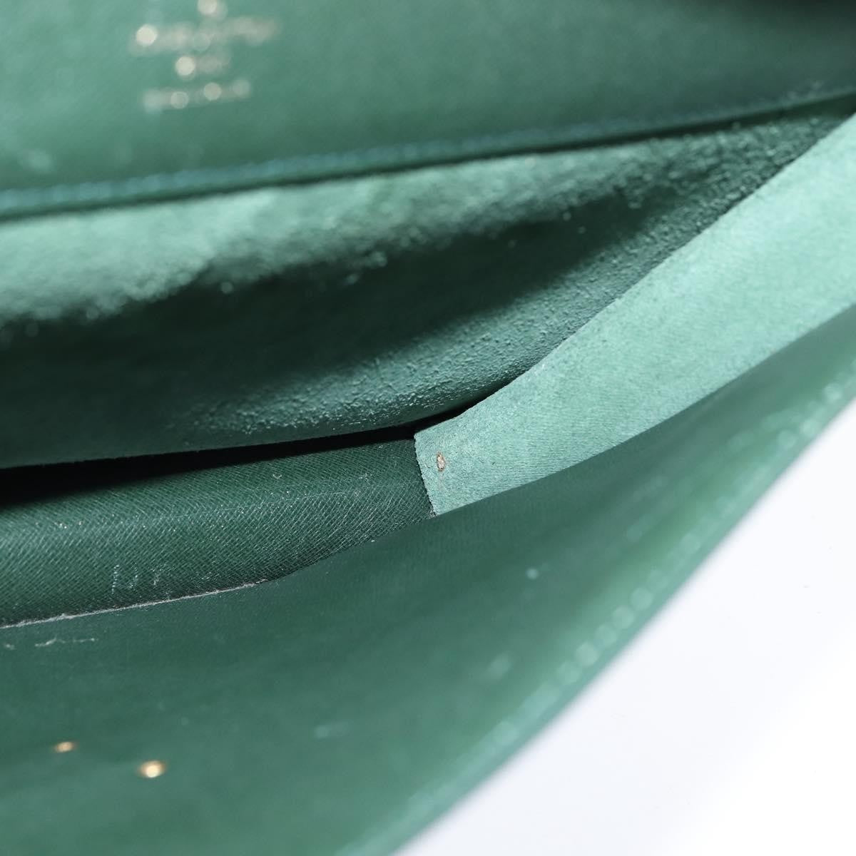 Louis Vuitton Serviette Kourad Briefcase Taiga Leather, GREEN, LEATHER, Briefcase