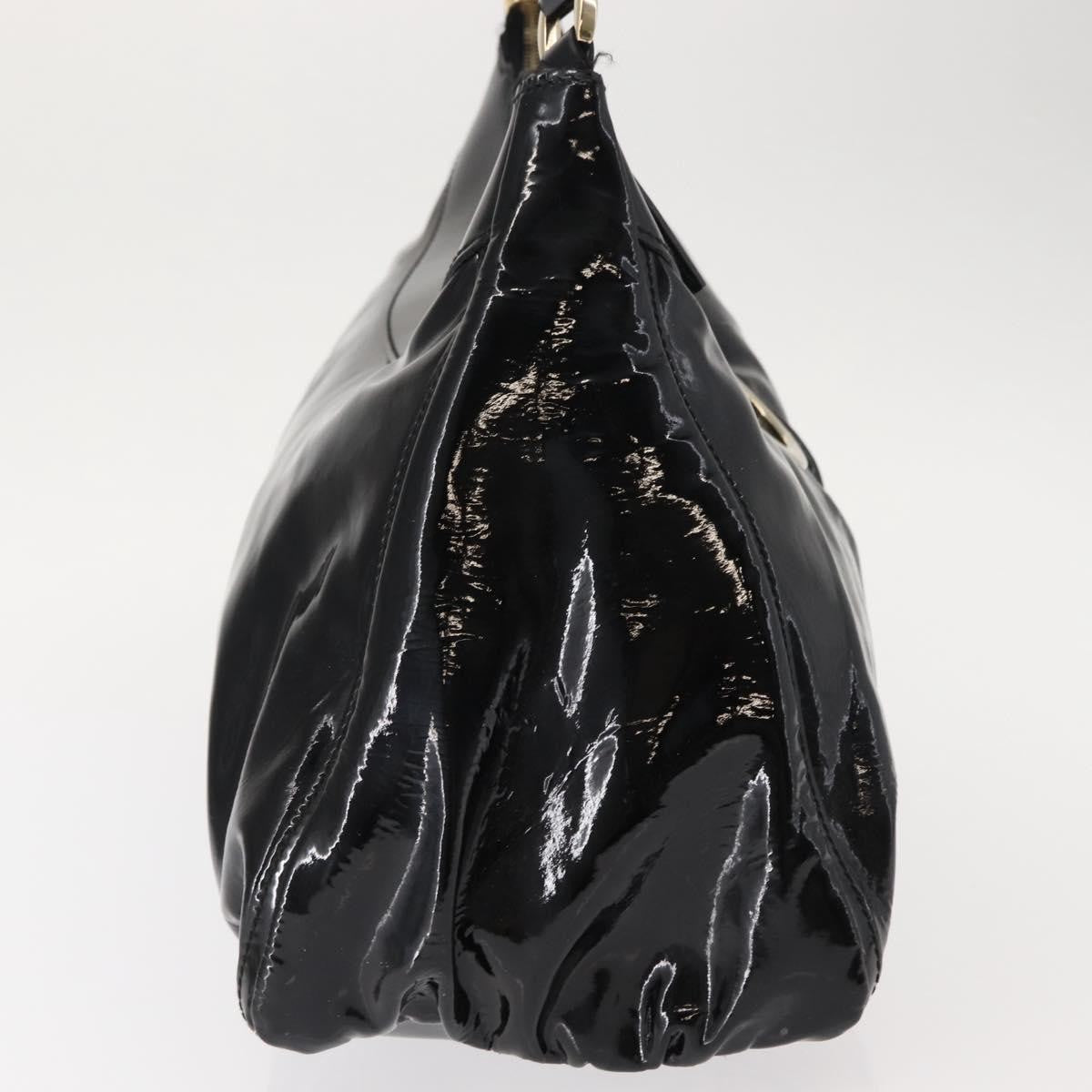 Gucci D Ring Hobo Patent, BLACK, PATENT_LEATHER, Shoulder bag