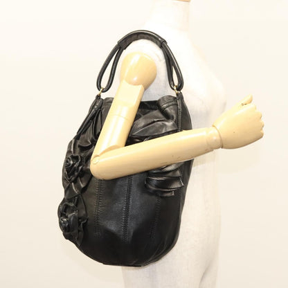 Valentino Garavani Signature Classic Rose Tote bag Leather, BLACK, LEATHER, Tote bag