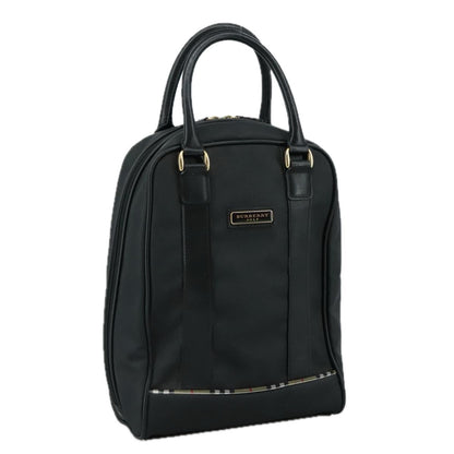 Burberry Golf handbag Nylon, BLACK, NYLON, Handbag
