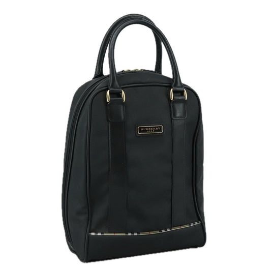 Burberry Golf handbag Nylon, BLACK, NYLON, Handbag