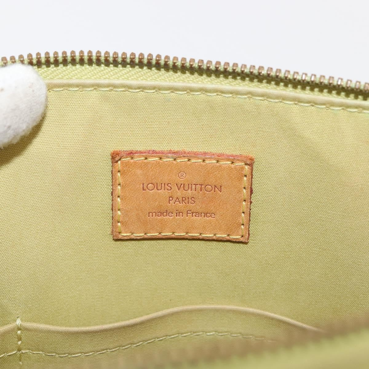 Louis Vuitton Alma Handbag Patent Leather, GREEN, PATENT_LEATHER, Handbag