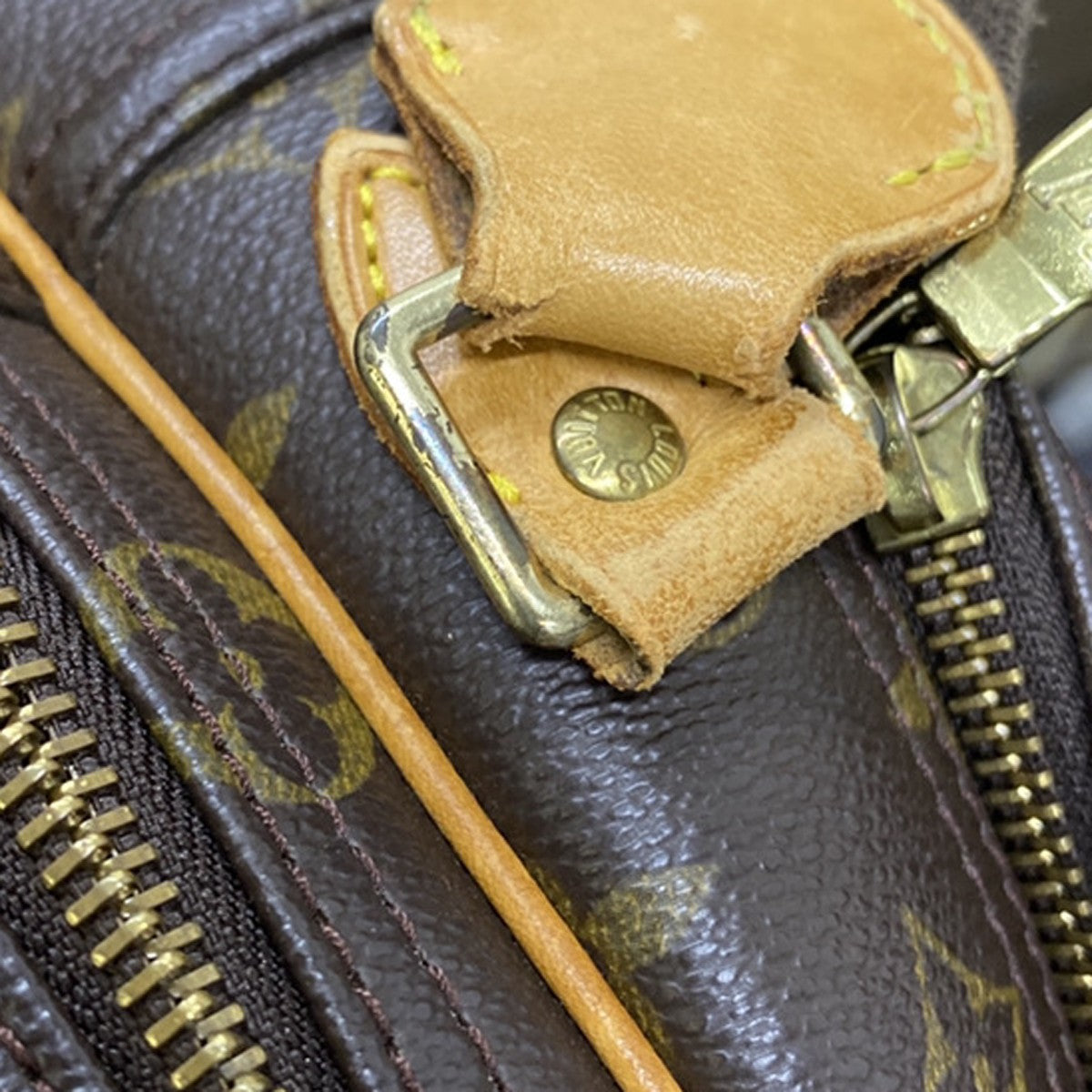 Louis Vuitton Reporter Bag Monogram Canvas, BROWN, CANVAS, Shoulder bag