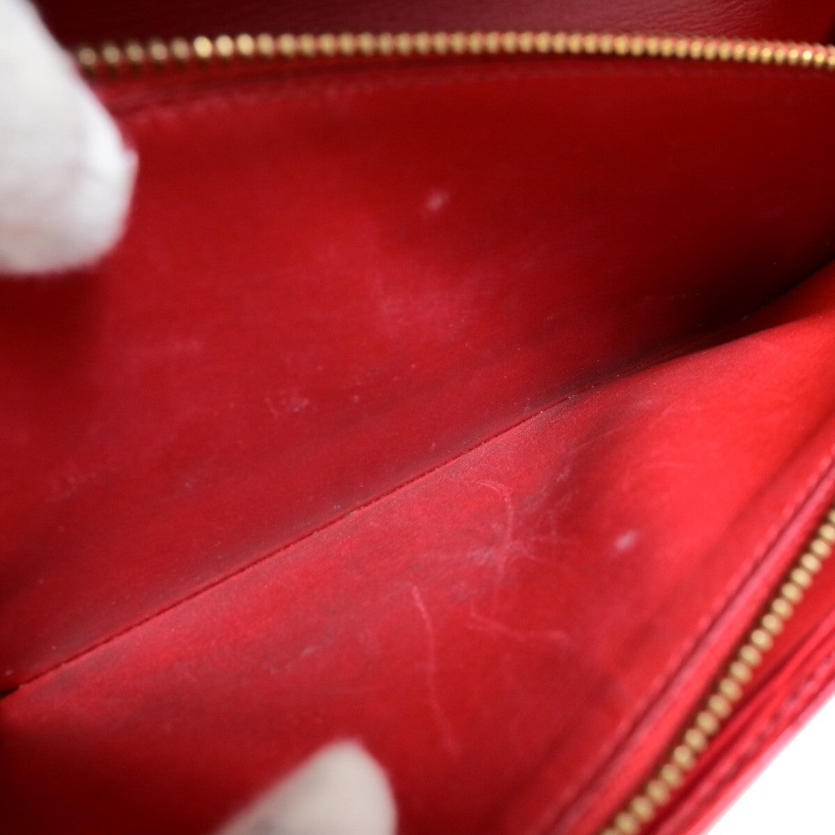 Louis Vuitton Vintage Sarah Wallet Epi Leather, RED, LEATHER, Wallets