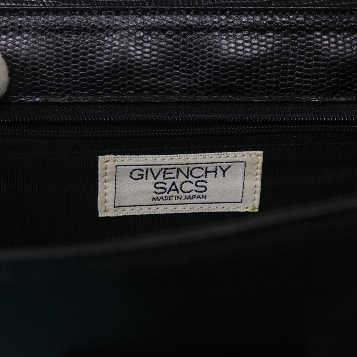 Givenchy Vintage Handbag Leather, BLACK, LEATHER, Handbag