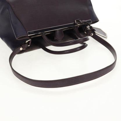 Fendi 2Jours Bag Leather, PURPLE, LEATHER, Handbag