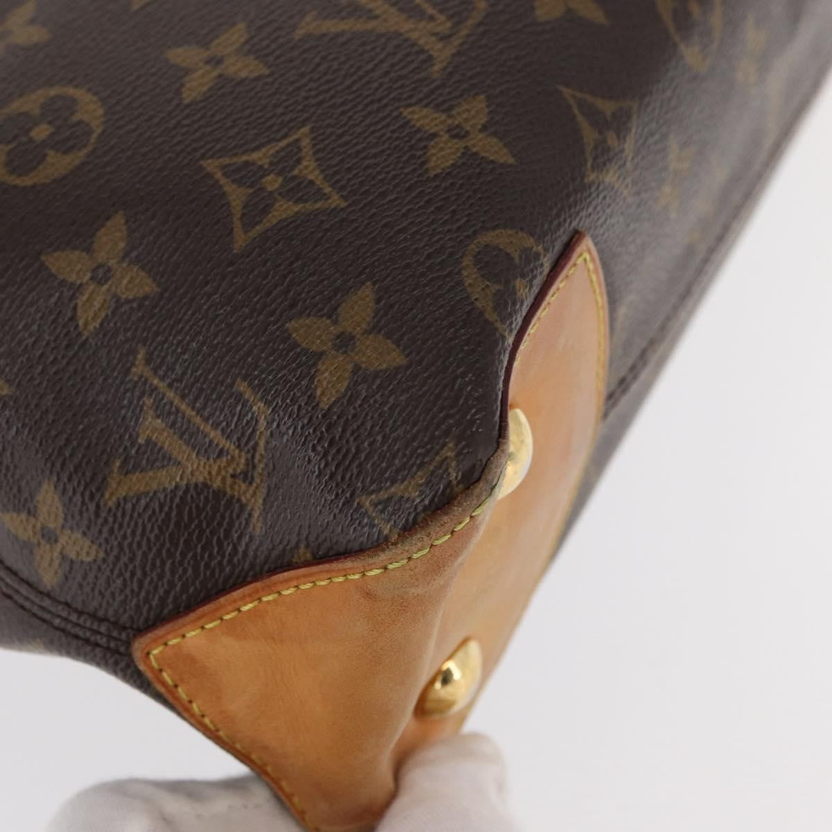 Louis Vuitton Wilshire Handbag Monogram Canvas, BROWN, CANVAS, Handbag