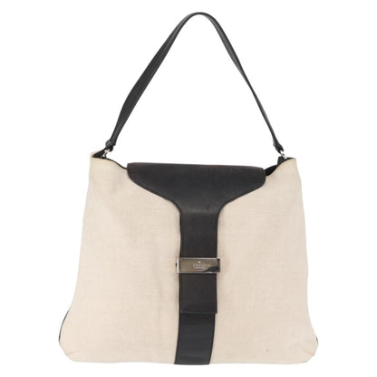 Gucci Vintage Shoulder Bag Canvas, BEIGE, CANVAS, Shoulder bag