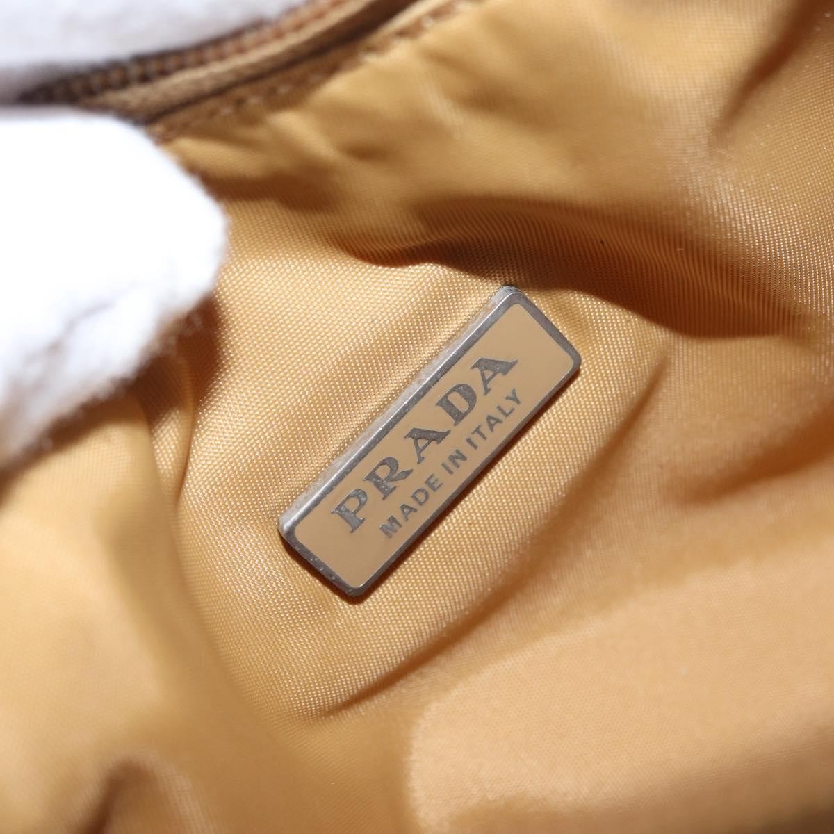 Prada Hobo Tessuto, YELLOW, NYLON, Handbag