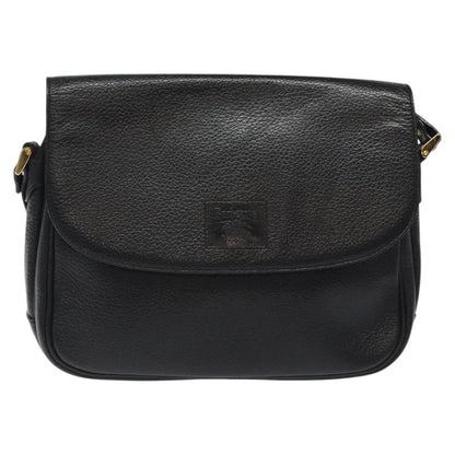 Burberry Flap Shoulder Bag Leather, BLACK, LEATHER, Shoulder bag