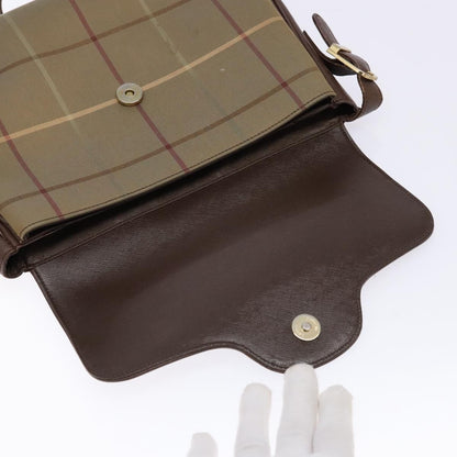 Burberry Nova check Shoulder bag Canvas, BEIGE, CANVAS, Shoulder bag
