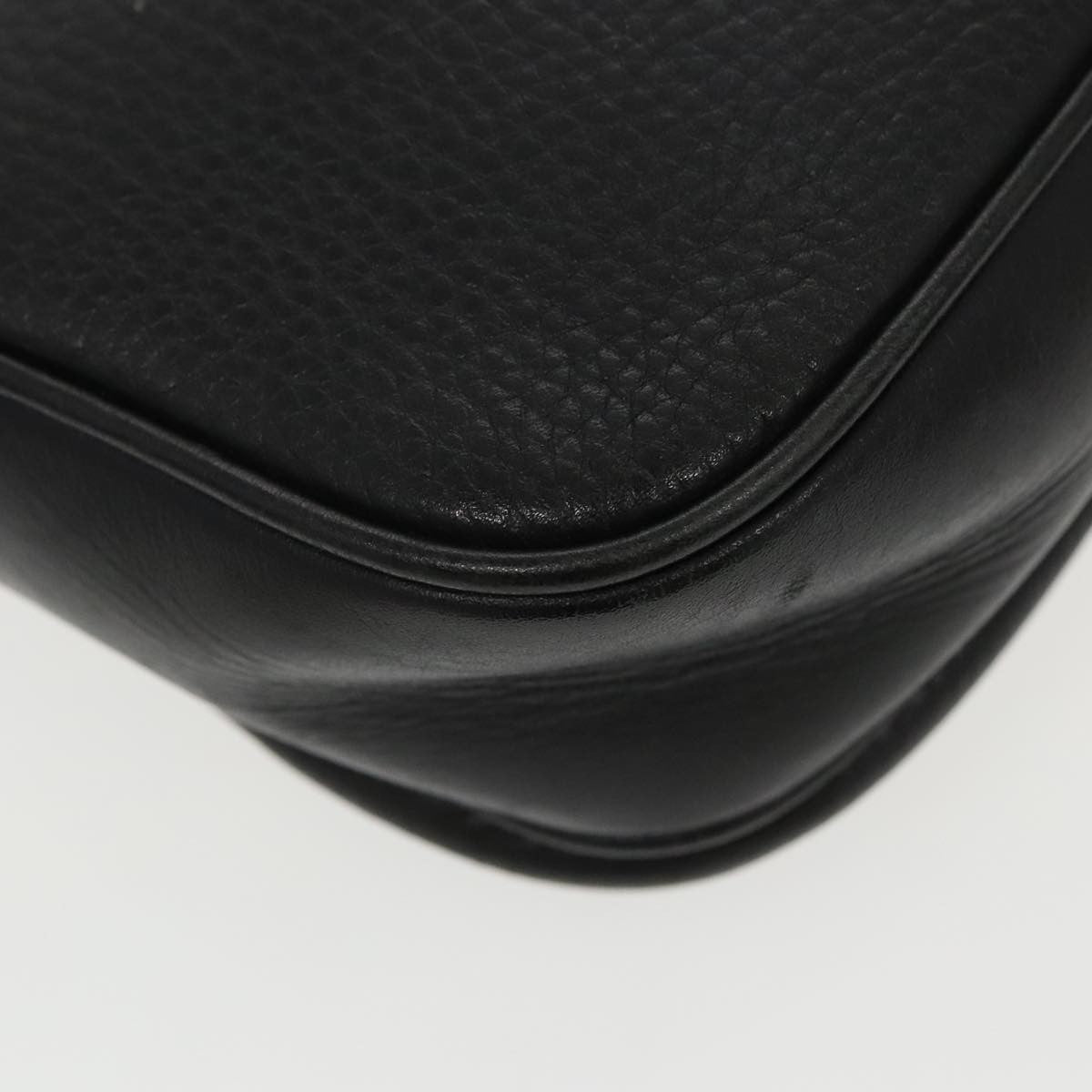 Gucci Vintage Shoulder Bag Leather, BLACK, LEATHER, Shoulder bag