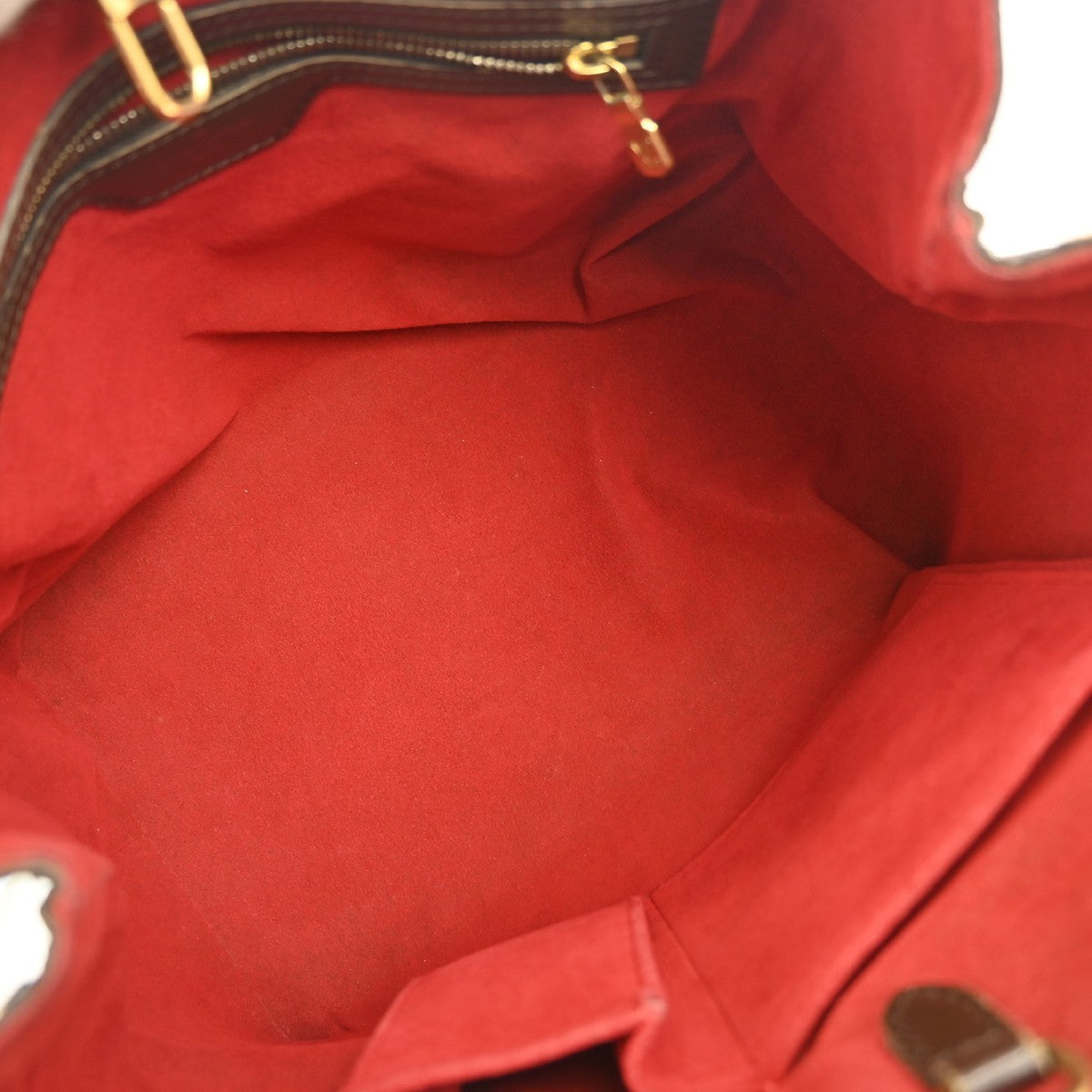 Louis Vuitton Hampstead Handbag Damier, BROWN, CANVAS, Tote bag