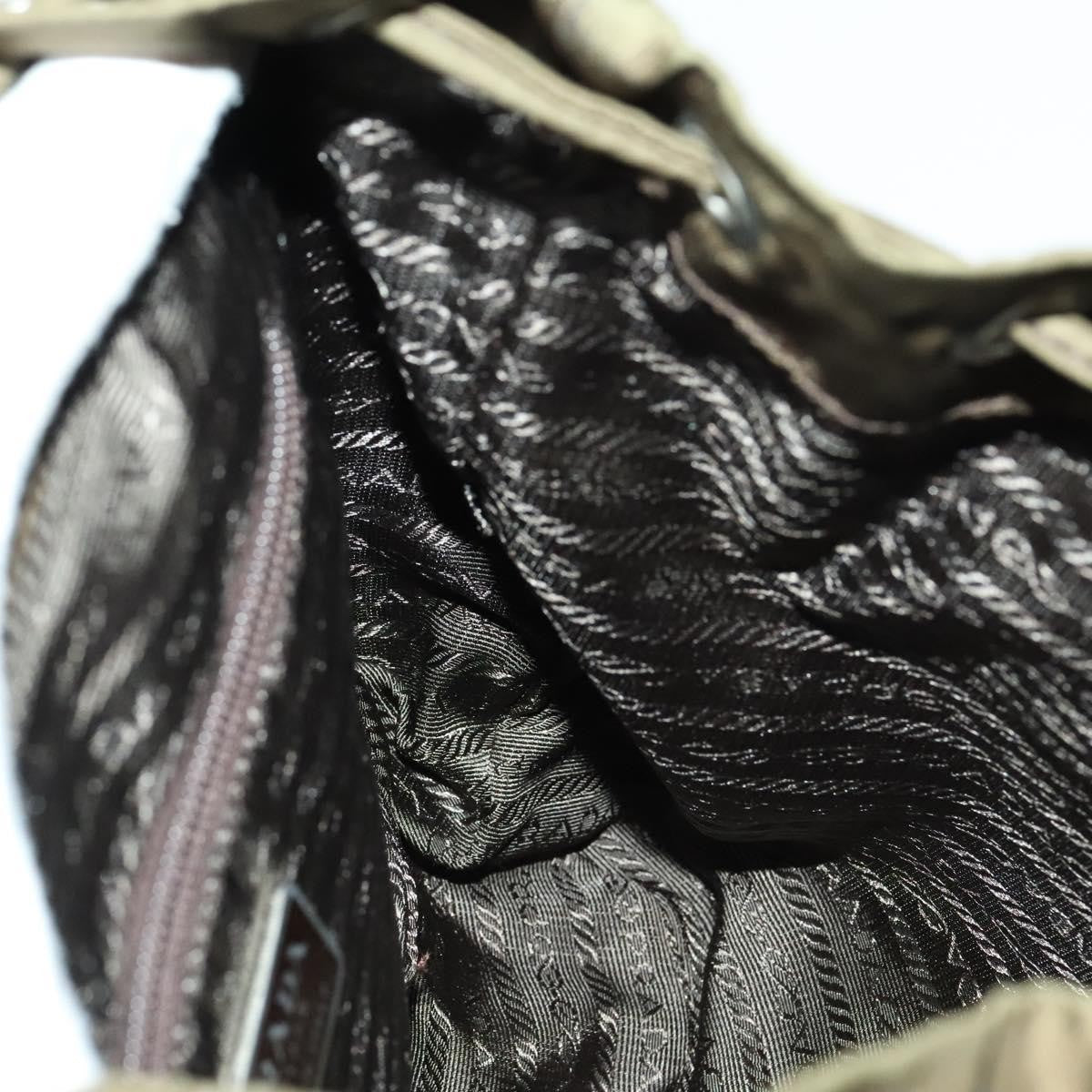 Prada Double Front Pocket Backpack Tessuto, KHAKI, NYLON, Backpack