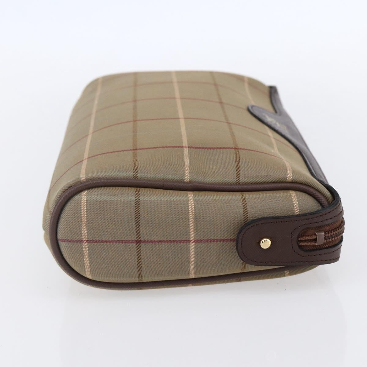 Burberry Nova check Pochette Canvas, BEIGE, CANVAS, Clutche & pouche