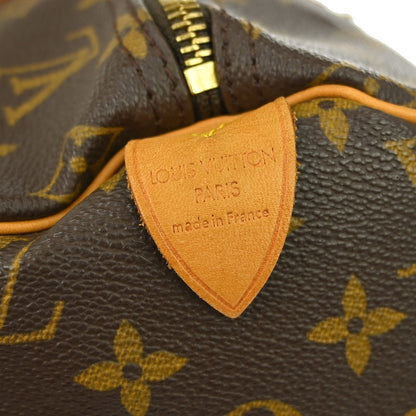 Louis Vuitton Speedy Handbag Monogram Canvas, Brown, Canvas, Handbag