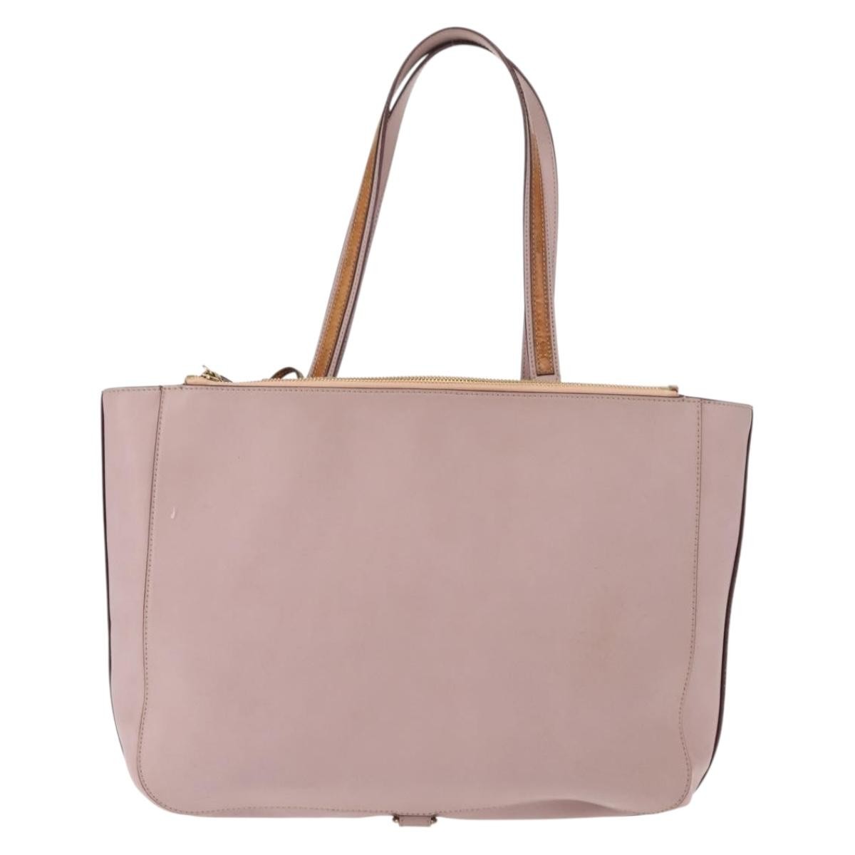 Chloe Vintage Tote bag Leather, PINK, LEATHER, Tote bag
