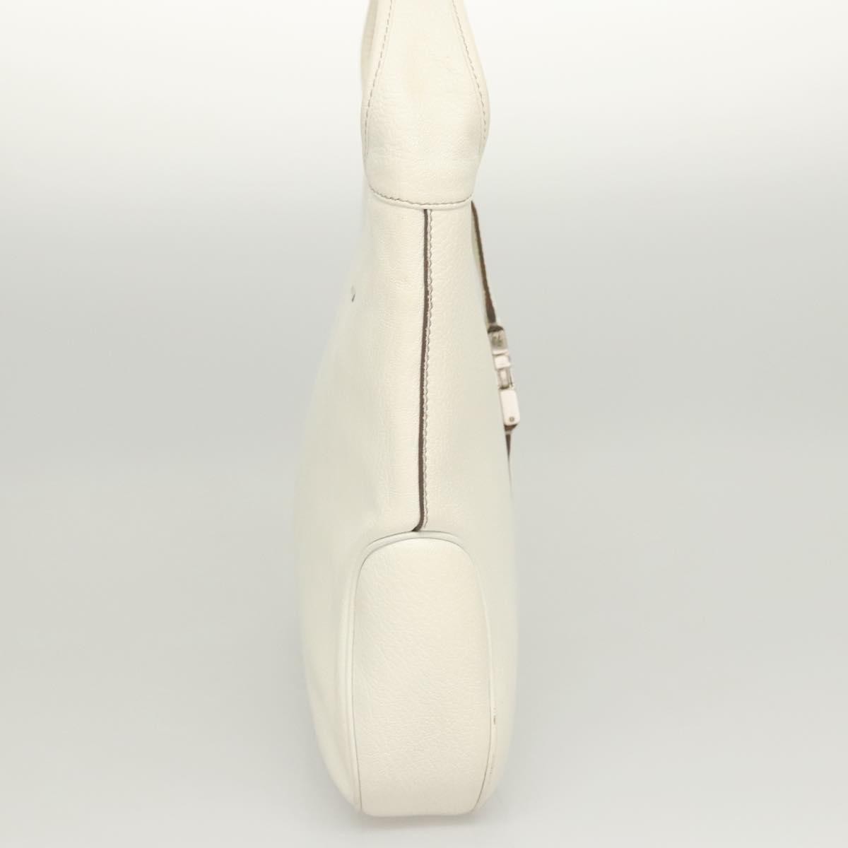Salvatore Ferragamo Vintage Vara Hobo Leather, WHITE, LEATHER, Shoulder bag