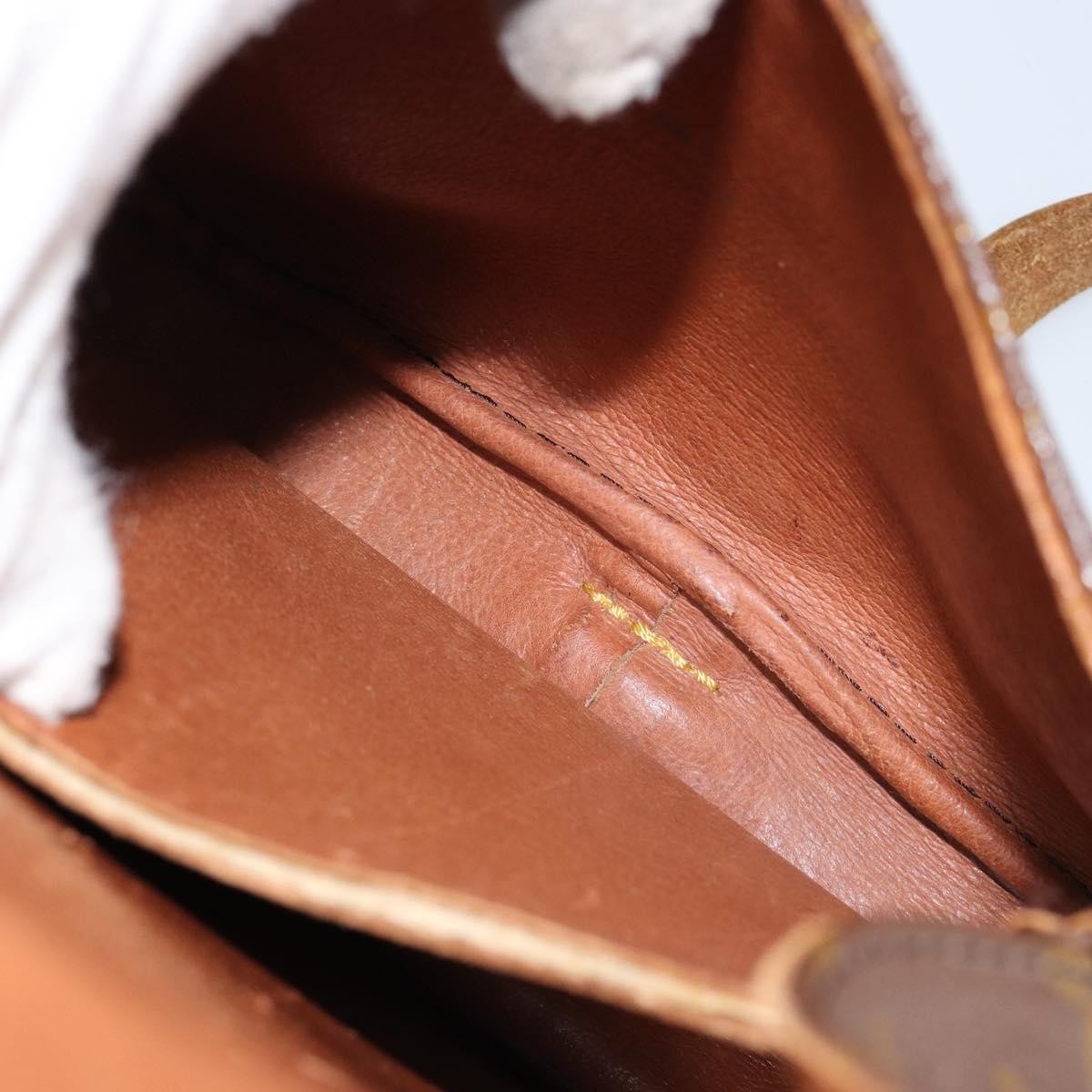 Louis Vuitton Cartouchiere Handbag Monogram Canvas, BROWN, CANVAS, Shoulder bag