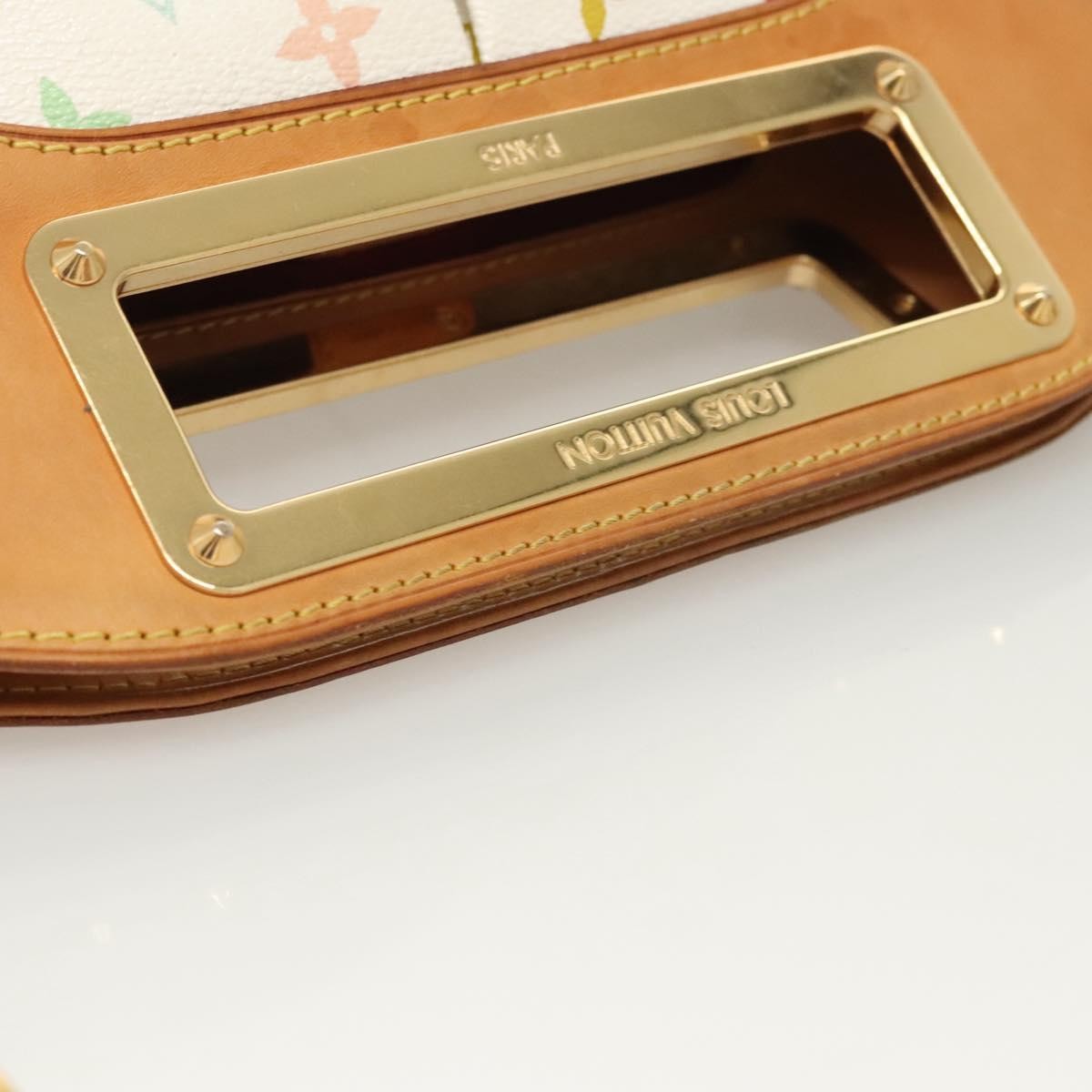 Louis Vuitton Judy Handbag Monogram Multicolor, WHITE, CANVAS, Handbag