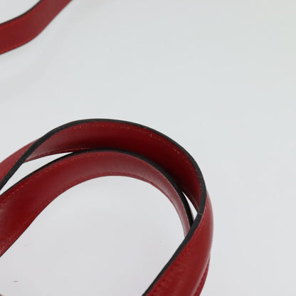 Loewe Anagram handbag Leather, RED, LEATHER, Handbag