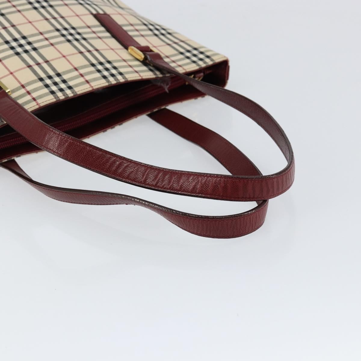 Burberry Nova Check Tote canvas check pattern, BEIGE, CANVAS, Tote bag