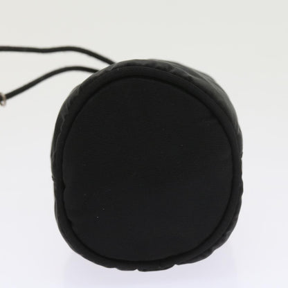 Prada Drawstring Crossbody Pouch Tessuto, BLACK, NYLON, Clutche & pouche