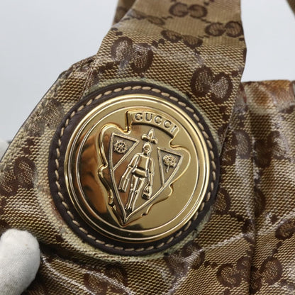 Gucci Hysteria Convertible Top Handle Bag GG Coated Canvas, BEIGE, CANVAS, Handbag