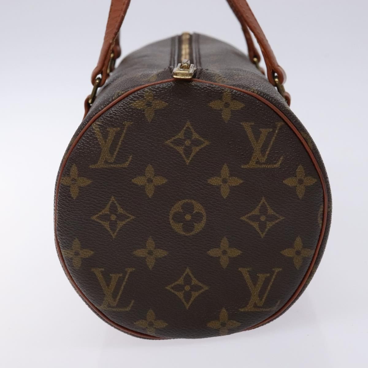 Louis Vuitton Papillon Handbag Monogram Canvas, BROWN, CANVAS, Handbag